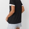 Womens Short Sleeve T-Shirts Summer Tops Casual Soft Tunic V Neck Basic Workout Clothes Spring Fashion Outfits 2025